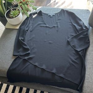 Karen Kane Elegant Black Women's Top With 3/4 Sleeves